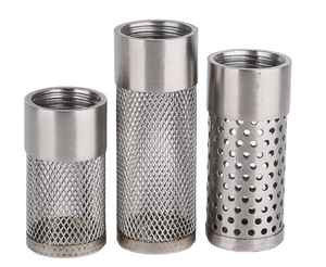 Tête de filtre en acier inoxydable 304 PVC DN32 tuyau d'eau crépines d'aspiration utilisées pour enlever les débris et réduire l'entrée de solides - Product Image 4