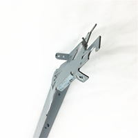 Boîtier en tôle d'aluminium et d'acier au carbone industriel sur mesure, estampé avec finition thermolaquée