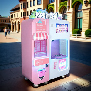 Caiyunjuan Party Rental Business <span class=keywords><strong>Machine</strong></span> de fabrication de <span class=keywords><strong>barbe</strong></span> à <span class=keywords><strong>papa</strong></span> automatique Vendeur de fleurs en soie commerciale - Product Image 1