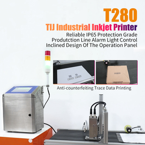 เครื่องพิมพ์อิงค์เจ็ทความร้อนออนไลน์อุตสาหกรรม DOCOD OEM/ODM T280 TIJ ราคาประหยัด สำหรับพิมพ์วันที่ บาร์โค้ด QR โค้ด และโลโก้ - Product Image 2