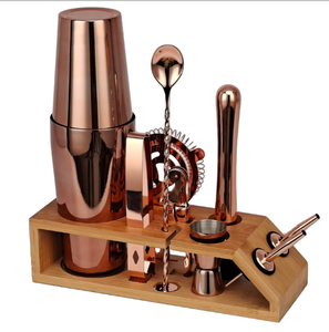 Creation Top Seller Professional Bar <strong>Tools</strong> Manufacturer Stainless Steel Copper Cocktail Shaker Set Mixology Bartender Kit