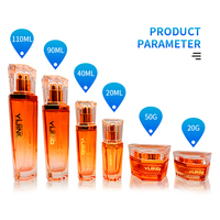 Botol Kaca Toner Semprot Botol Serum Mini Kemasan Kosmetik Pink Pump Sprayer Perawatan Kulit Krim Layar Cetak Kustom/