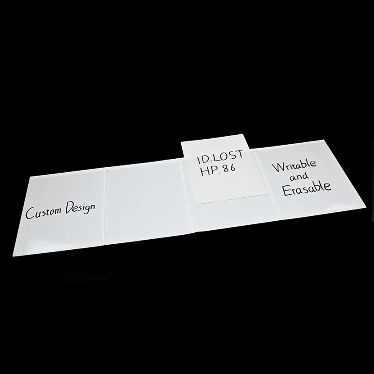 Fabrikdirektbetrieb individuelle löschbare Handschrift einfarbig weiß dnd-Bildschirm für Brettspiele