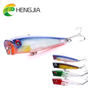HENGJIA 6.5CM 6.6G-8 # <span class=keywords><strong>Leurre</strong></span> <span class=keywords><strong>Popper</strong></span> en gros pour la pêche en eau salée, <span class=keywords><strong>leurre</strong></span> <span class=keywords><strong>de</strong></span> <span class=keywords><strong>surface</strong></span> pour la pêche à la traîne - Product Image 1