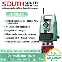Station totale robotisée SOUTH NT10/NS10 1 pouce, servomoteur T-Drive, suivi automatique ATR, robot de topographie Android pour rotation automatique