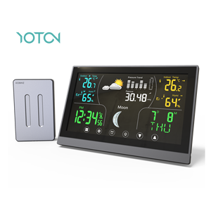 La mejor estación meteorológica portátil digital <span class=keywords><strong>para</strong></span> el hogar, inalámbrica de alta precisión con higrómetro de barómetro de pantalla a Color - Product Image 1