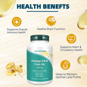 Super Omega 3-6-9 1200 mg a Marchio Privato con Miscela <span class=keywords><strong>di</strong></span> Oli <span class=keywords><strong>di</strong></span> Pesce, Bardana e <span class=keywords><strong>Semi</strong></span> <span class=keywords><strong>di</strong></span> <span class=keywords><strong>Lino</strong></span> per il Supporto della Salute <span class=keywords><strong>di</strong></span> Cuore, Articolazioni e Cellule - Product Image 4