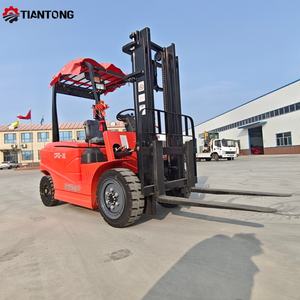 מחיר הטוב ביותר מבצע חם מלגזה חשמלית 3.5 טון גובה הרמה מתכוונן סוללה בעלת ביצועים גבוהים לטיפול במטענים במחסנים גדולים - Product Image 4