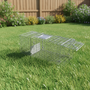 Piège pliable en métal écologique et durable pour la capture vivante humaine des ratons laveurs et des renards - pour restaurants et hôtels - Product Image 5