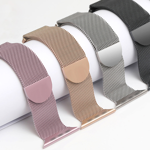 สายนาฬิกาข้อมือโลหะสแตนเลสสตีลแบบตาข่าย Milanese Loop รุ่นพรีเมียม RYB พร้อมแม่เหล็ก สำหรับ Apple Watch Ultra 2 49 มม. Series 10 42 มม. 46 มม. - Product Image 5