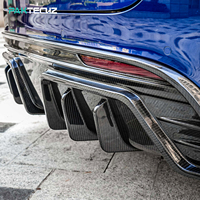 Kit carrosserie en fibre de carbone sèche préimprégnée Paktechz, diffuseur de pare-chocs arrière pour Tesla Model Y 2020 - 2024