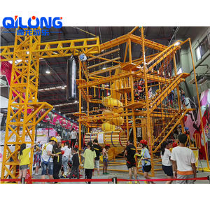 Grand parc aquatique pour enfants, nouveau modèle <span class=keywords><strong>de</strong></span> trampoline, parc avec course et mur d'escalade, équipement d'intérieur doux avec boule d'océan - Product Image 6