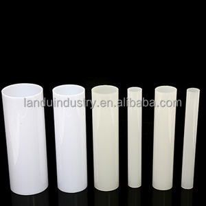 Landa Diffuser ekstrusi plastik kap lampu susu putih buram PMMA plastik akrilik pipa bulat untuk pencahayaan - Product Image 5