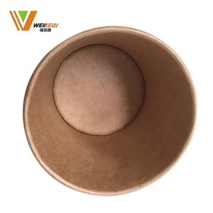 20 oz giấy súp <span class=keywords><strong>container</strong></span> với nắp dùng một lần Kraft súp thực phẩm bát microwavable thực phẩm lưu trữ <span class=keywords><strong>container</strong></span> tốt đẹp cho nhà hàng - Product Image 6