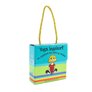 Custom Printing Promotional Yoga Physical Training Exercise Sports Educational Flash Cards Kit with Folder Glued Corrugated Box - Product Image 1