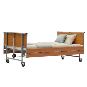Cama médica <span class=keywords><strong>de</strong></span> madera Tecforcare, cama eléctrica Hi-Low para el cuidado <span class=keywords><strong>de</strong></span> ancianos en <span class=keywords><strong>alquiler</strong></span>, cama <span class=keywords><strong>de</strong></span> Hospital IEC 60601, Transferencia para ancianos discapacitados - Product Image 1