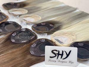 Extensiones de Cabello Europeo Virgen Personalizadas de 6*4 Pulgadas, Color Piano Highlight, Entrega Nocturna, Encaje Completo para Mujer, Densidad 130%/150% - Product Image 6