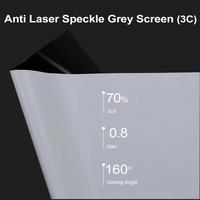 Écran de projection anti-laser, anti-taches, gris 3C, écran 3D Ultra HD ALR, montage mural/plafond, écrans de projection motorisés à tension par languettes