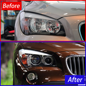 Gruppo Faro Anteriore a LED per Auto per <span class=keywords><strong>BMW</strong></span> <span class=keywords><strong>E84</strong></span> X1 2011-2015 con Lente Proiettore, Nuovo Design Angel Eyes e Temperatura Colore 6000k - Product Image 3