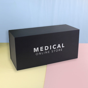 Caja de Regalo de Cartón Rígido Negro de Lujo con Cierre Magnético, Personalizable con Logotipo, Venta al Por Mayor de Fábrica - Product Image 4