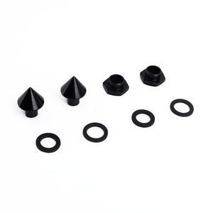 CNSPEED - Barres de soutien de porte SHK001-HD en acier allié noir pour Honda Civic 92-95EG - Kit de montants de vitre arrière - Product Image 1