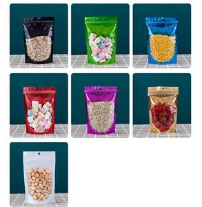 ゴールデンアルミホイルジッパーロックバッグスタンドアップポーチ食品包装用 - Product Image 4