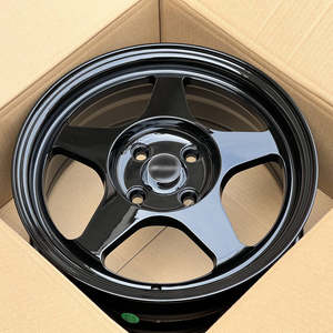 Jantes de voiture Flow Formed 15 16 pouces Racing 4x100 4x114.3 Argent pour Honda Civic Fit Suzuki FN2 Swift Mazda FK7 FD2 Spoon S388 Jdm - Product Image 2