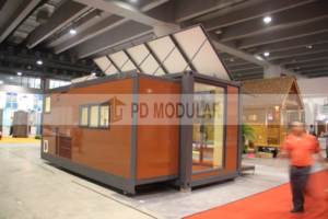 Los paneles solares para levantar para mostrar <span class=keywords><strong>el</strong></span> interior asequible Expander Container pop up casa Modular Móvil casa prefabricada cabina - Product Image 5