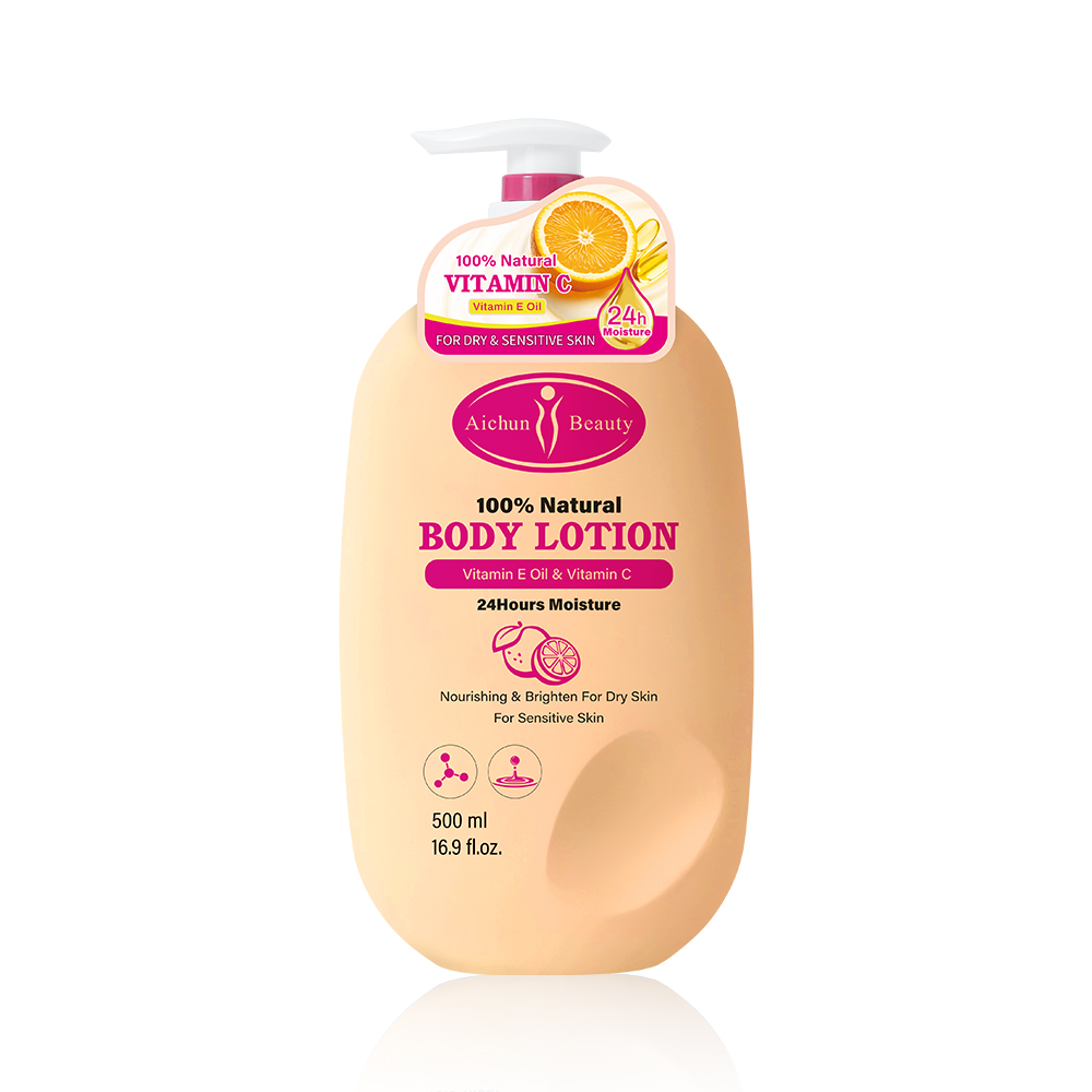 Huile de vitamine E et lotion pour le corps VC