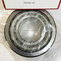 Roulement à rouleaux coniques 30216, 32916, 32216, 32016 J2/Q, 33216 JR X, 30316 J2, 31316 J1QCL7A, 32316, 30616, alésage 80 mm