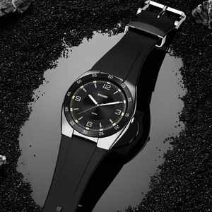 Montre Homme SHUAIKE 963 à Quartz Sport Lumineuse avec Alarme, Logo Personnalisé, Boîtier en Acier Inoxydable de Luxe, Résistante à l'Eau, Bracelet en Caoutchouc - Product Image 2