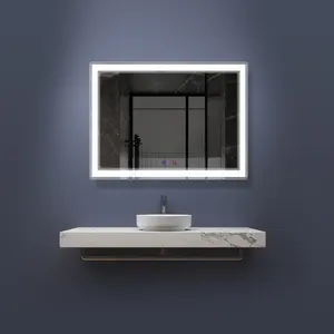 Seawin LED Mirror Smart Touch Sensor Anti-fog Bath Wall Mirror Bathroom LED Mirror