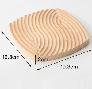 Rak Penyimpanan Kayu Kreatif Bentuk Tidak Beraturan Multifungsi, Talenan Kecil, Nampan Sajian Makanan, Papan Penyimpanan Dapur - Product Image 2