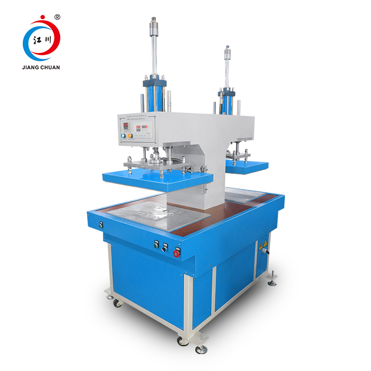 Hydraulic single station garment T-shirt embossing&dispensing machine