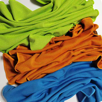 Serviette de sport rafraîchissante instantanée portable avec logo personnalisé, étui de rangement en silicone à séchage rapide avec boucle
