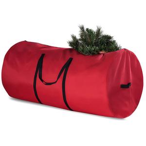 ถุงเก็บต้นคริสต์มาส 30x60 นิ้ว ผ้าอ็อกซ์ฟอร์ดทรงกระบอกสีเทา สำหรับจัดเก็บและพกพาในช่วงคริสต์มาส - Product Image 4