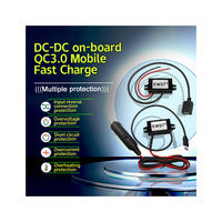 DC12V 24V 36V 48V 60V 72V à 5V USB chargeur rapide de voiture QC3.0 chargeur de téléphone avec Micro Type C convertisseur allume-cigare femelle