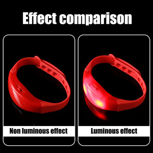 Ismart âm nhạc âm thanh kích hoạt LED nhấp nháy dây đeo cổ tay ánh sáng lên Led Vòng đeo tay - Product Image 6