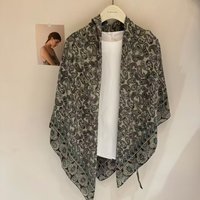 Écharpes carrées en coton de haute qualité, motifs floraux, designs de luxe, châles pour femmes, imprimés paisley, châles en viscose de grande taille