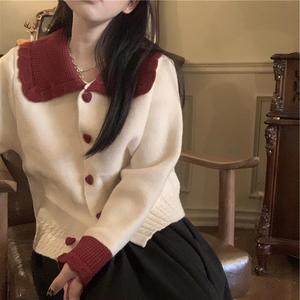 Wholesale Women Knitwear Sweater High Quality <strong>Ladies</strong> Long Sleeve Button <strong>Cardigan</strong> for Girls <strong>Christmas</strong> Sweater - Product Image 5