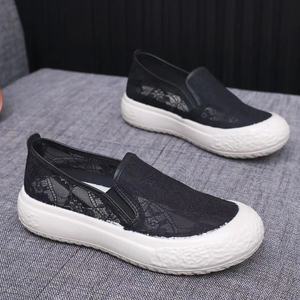2026 New Fashion Women's Slip-On Floral Mesh Summer Breathable Hollow Trendy Versatile Low-Top Casual <b>Shoes</b> <b>Soft</b> Sole - Product Image 2