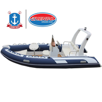 Bateau pneumatique pliable à coque en fibre de verre, design stable, en PVC 1,2 mm, bateau semi-rigide sportif pour la pêche en mer et en lac, Hypalon, pour plongeurs