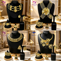 MEIZI BIJOUX 2023 fait à la main en cuivre plaqué or ensemble de bijoux brésiliens pour femmes pour mariage fiançailles bijoux de fête