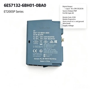 6ES7132-6BH01-0BA0,6ES7 132-6BH01-0BA0,สำหรับ SIMATIC ET200SP DQ16X24VDC/0.5A PNP โมดูลเอาต์พุตดิจิตอล - Product Image 4