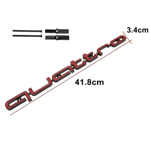 ตราสัญลักษณ์ <span class=keywords><strong>Quattro</strong></span> 3D กระจังหน้ารถยนต์สำหรับรถ Audi A3 A4 A5 A6 A6L A7 A8 Q3 Q5 Q7 S3 S4 S5 RS3 RS4อุปกรณ์เสริมตรา RS6 - Product Image 2