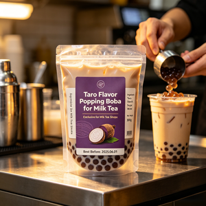 Perles <span class=keywords><strong>de</strong></span> taro traditionnelles pour la crème glacée et le pudding - Product Image 4