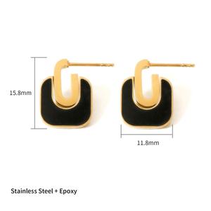 Pendientes de Acero Inoxidable de Moda para Mujer, Elegantes, Geométricos, con Forma de Mariposa, Joyería Ligera de Lujo - Product Image 5