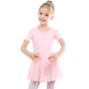 Robes de ballet pour filles, nouvelle arrivée, couleur personnalisée, robe de danse de ballet pour filles, vente en gros, usine, haute qualité, robe de ballet à manches courtes - Product Image 2