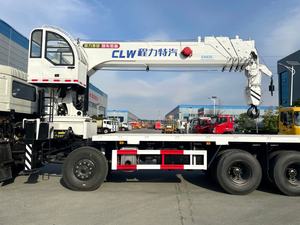 <span class=keywords><strong>Gru</strong></span> a Braccio Telescopico da 25 Tonnellate, <span class=keywords><strong>Gru</strong></span> Montata su Camion <span class=keywords><strong>per</strong></span> Installazione di Strutture in Acciaio in Officina - Product Image 4