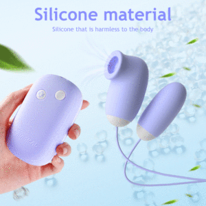 Scatola Magica 2 in 1 con Uovo Vibrante e Succhiante, Stimolatore per Clitoride e Capezzoli, Vibratore per Punto G e Vagina - Product Image 4